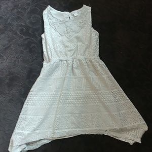 White lace dress